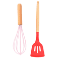 thumbnail image 1 of Juego de utensilios de cocina de 2 piezas, utensilios de cocina de madera fáciles de limpiar, utensilios de cocina para utensilios de cocina antiadherentes, 1 of 5