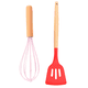 thumbnail image 1 of Juego de utensilios de cocina de 2 piezas, utensilios de cocina de madera fáciles de limpiar, utensilios de cocina para utensilios de cocina antiadherentes, 1 of 5