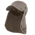 thumbnail image 4 of Men's UV Sun Protection Cap Foldable Quick Dry Lightweight with Neck Flap Cover Visor Hat, 4 of 4