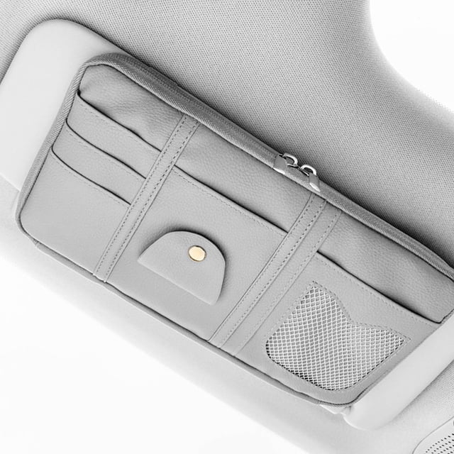 Bolsa de Almacenamiento para Sombrilla de Coche Xihbxyly Clip para Gafas y Carnet de Conducir