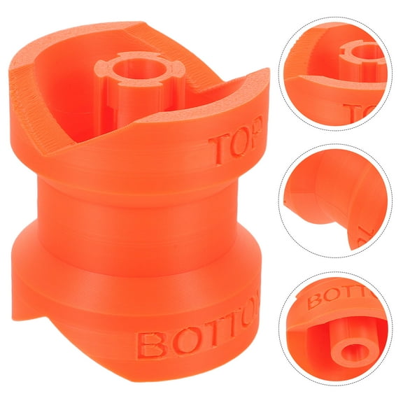 OFFIGAM Leakproof Reusable Transfer Connector for Liquid Bottles Includes Shampoo Lotion Soap Adapter