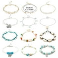 thumbnail image 3 of Tobilleras Qarigey joyería para el cuerpo cómodas cadenas para niñas tipo 8, 3 of 6