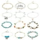 thumbnail image 4 of Sonducket Tobilleras, joyería para el cuerpo, cómodas cadenas para los tobillos, exquisitas y elegantes tobilleras para niñas, para decoración de Type2 NO2 Sonducket AP009328-08, 4 of 6