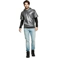 thumbnail image 2 of GUESS Mens Logan Thermal Hoodie Sweatshirt, Grey, Medium, 2 of 4