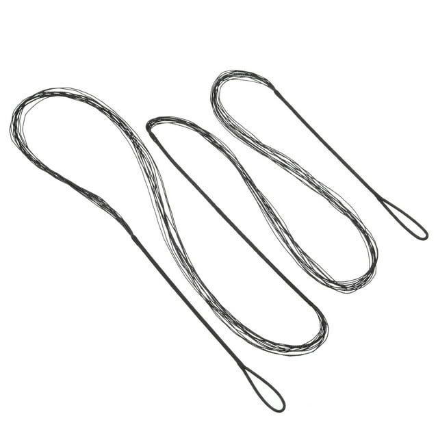 Uxcell Bow String Replacement Recurve Bowstring for AMO Traditional Recurve Bow Black 66 in
