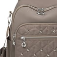 thumbnail image 6 of Stylago Womens Fashion Backpack Nylon Water Proof Schoolbag Daypack Detachable Strap Multiple Compartments Laptop Bags Brown, 6 of 8