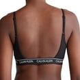 thumbnail image 2 of Women's Calvin Klein Archive Logo Lightly Lined Bralette QF7534 Color: Gray Heather Size: SMALL, 2 of 4