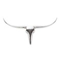 thumbnail image 1 of Moe's Longhorn Large Wall Sculpture in Silver, 1 of 1