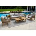 thumbnail image 5 of Rimini 14-Piece Acacia Wood Outdoor Patio Furniture Combination Set w/Three-Seat Sofa Set, Dining Set, and Chaise Lounge Set, 5 of 5