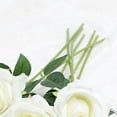 thumbnail image 5 of Flower 5pcs Artificial Flower Rose Bright Color Long Lasting Attractive Decorative Fake Silk Flower Decoration, 5 of 5