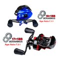 thumbnail image 2 of Fishing Reel Wheel 18+1 Baitcasting Reel 7:1:1 Drag Casting Reel ,Rigid Aluminum Skeletal Frame, 2 of 6