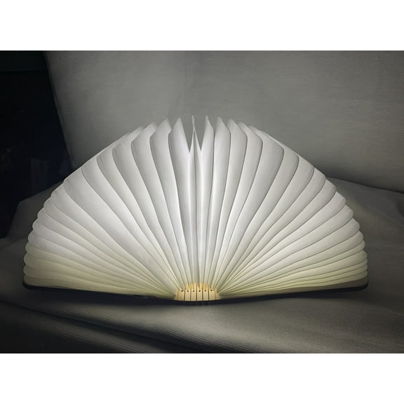 Illuminati Foldable Book Light Lamp USB Powered Desk, Bedside Lamp Lighting Rechargeable Battery for Indoor Use
