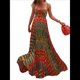 thumbnail image 1 of Vestido Plisado Informal Sin Mangas con Tirantes y Cuello en V para Mujer Rojo S, 1 of 10
