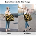 thumbnail image 4 of Sunflower Women's Large Weekend Travel Bag Moving Canvas Handbag Thick Double Layer Beach Weekend Travel Unisex Hospital Maternity Delivery with Toiletry Waterproof, 4 of 5