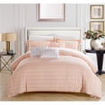 thumbnail image 1 of Chic Home CS7874-US Klara Ensemble de Couette 6 Pièces Corail - Très Grand, 1 of 1