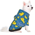 thumbnail image 2 of Honeii Rubber Duck Print Small Dog Hoodies Pet Hooded Sweatshirts Fall Winter Puppy Cat Sweaters Warm Clothes for Small Dogs Outfits Costume-X-Small, 2 of 7