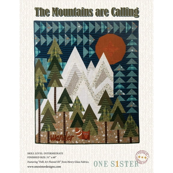 The Mountains Are Calling Quilt Pattern