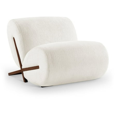 Meridian Furniture Akira Cream Upholstered Accent Chair