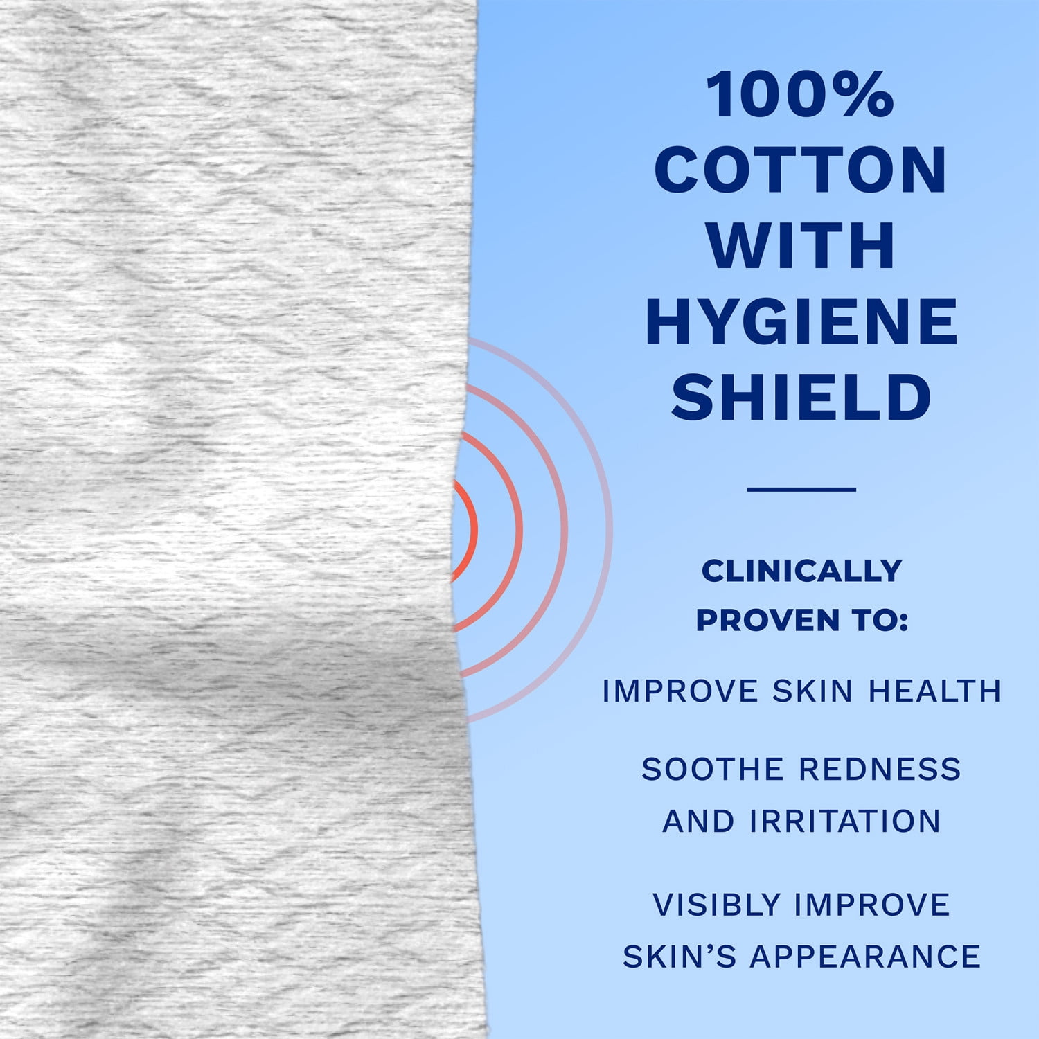 Q-tips Clean Disposable Face Towels, Soft & Durable Clean Towels For Face, Disposable Face Towel For Sensitive Skin, 25 Count