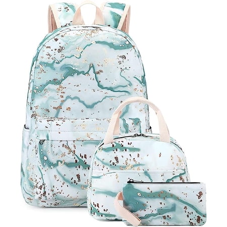 Teen Girls School Backpack Kids Bookbag Set with Lunch Box Pencil Case ...