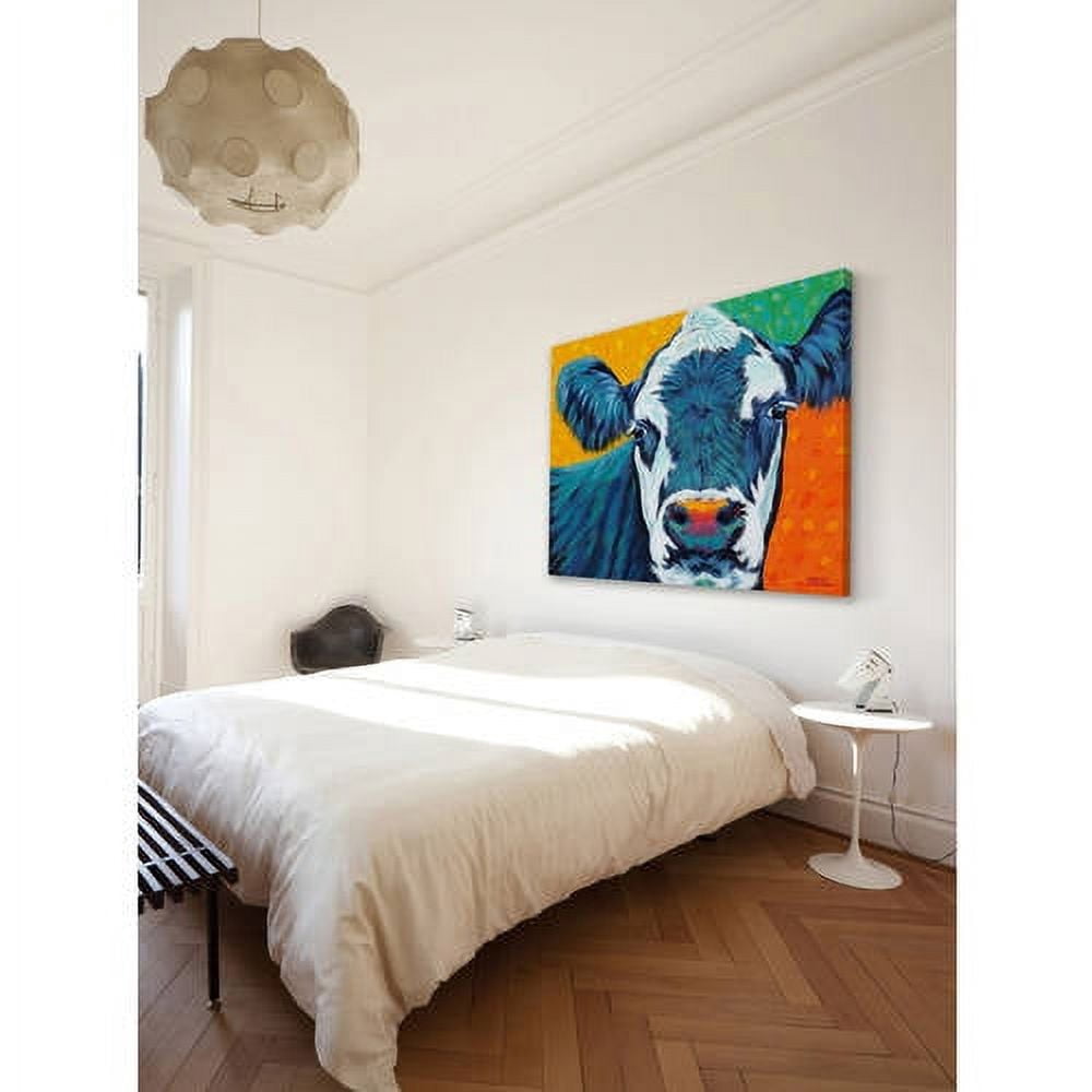 Marmont Hill "Country Cow I" Painting Print on Wrapped Canvas