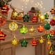 thumbnail image 1 of Fiudx Guirnalda de Luces Navideñas, 10 Luces Led En Forma de Bola, Funciona con Pilas, Iluminación Blanca Cálida, Decoración para Interiores y Exteriores, Decoración para Fiestas, 78,74 Pulgadas de L, 1 of 7