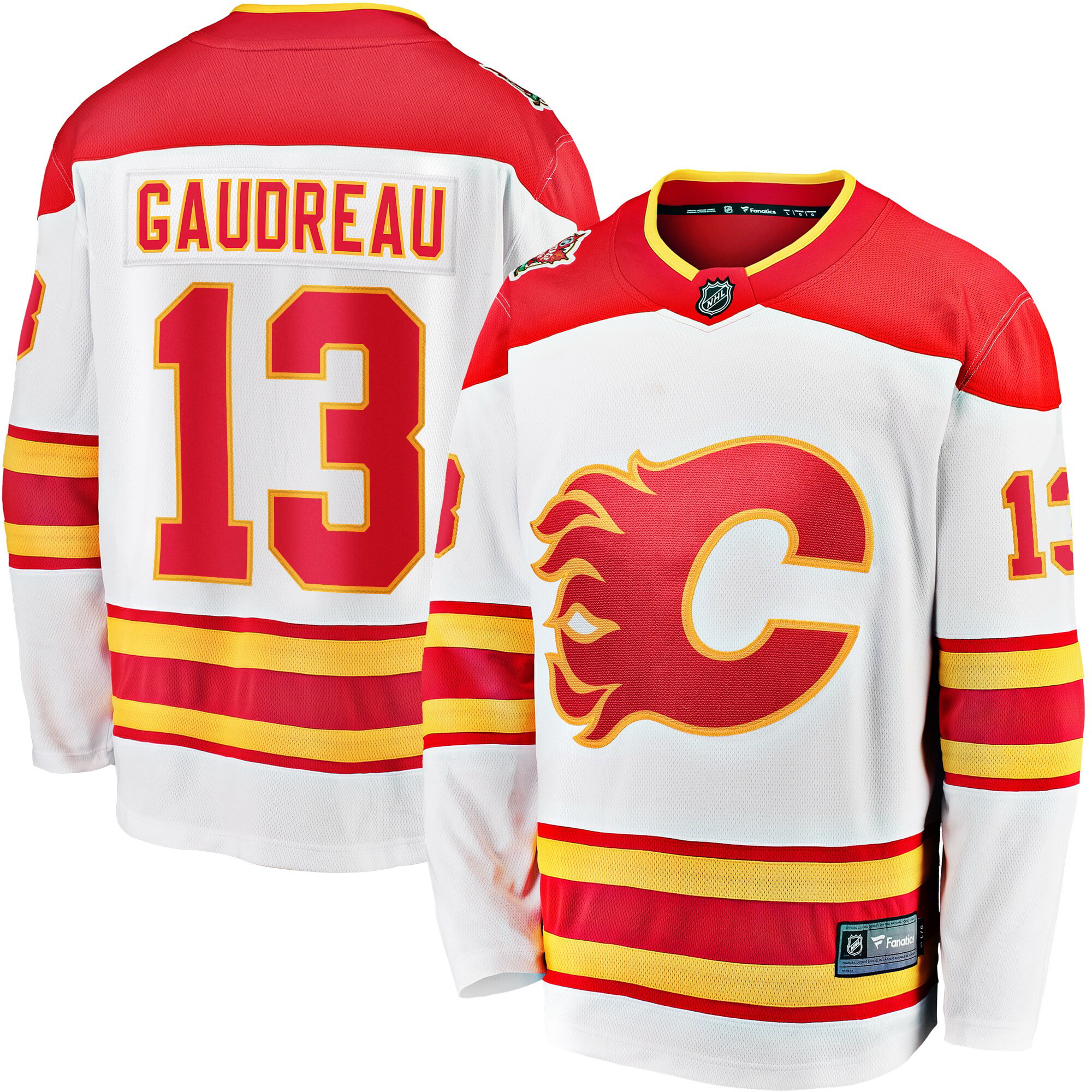 Johnny Gaudreau Calgary Flames Fanatics Branded 2019 Heritage Classic ...