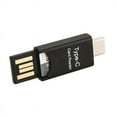 thumbnail image 3 of 5X USB 3.1 Type C USB-C to Micro-SD TF Card Reader Adapter for PC Cellphone,5 x Type C Card Reader,Black, 3 of 5