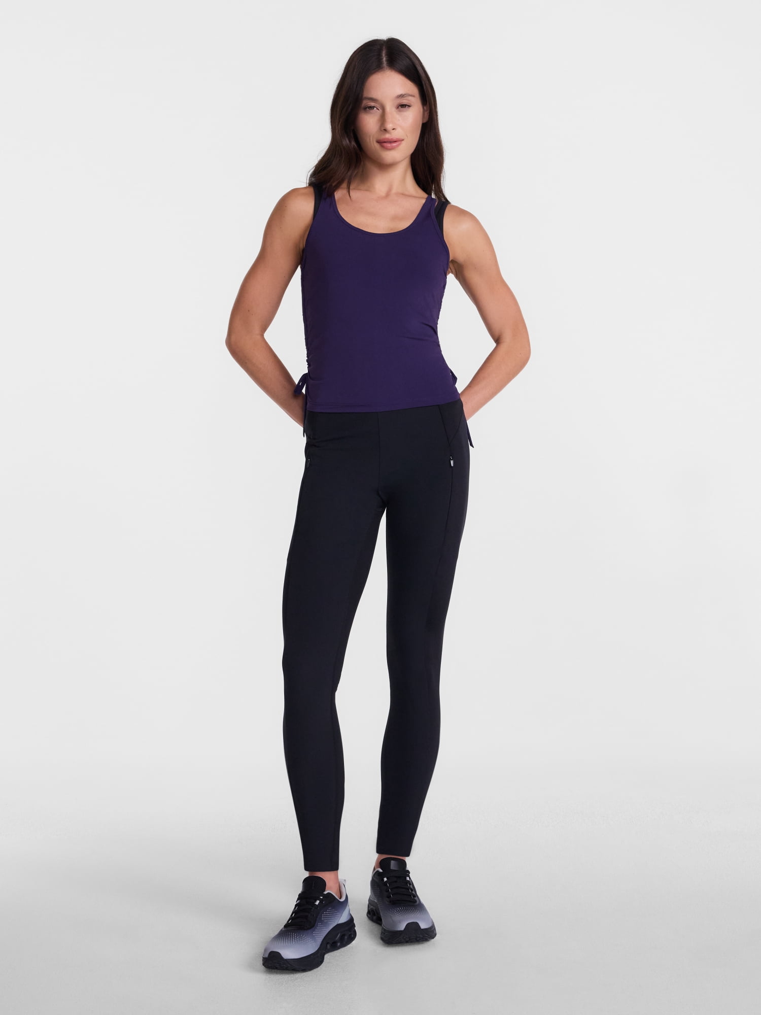Avia Women's Ruched Tank Top, Sizes XS-XL