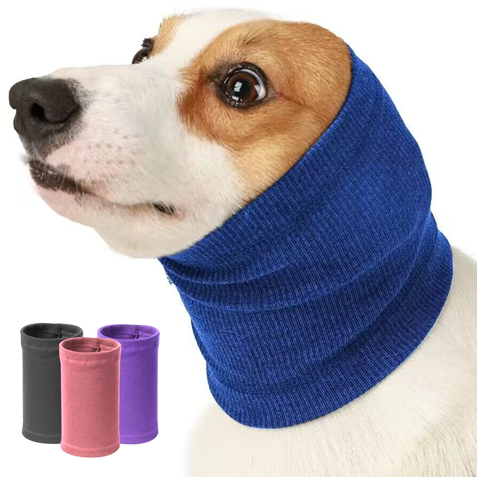 Dog Calming Hoodie Quiet Head Cover Sleeve-Ear Covers Hood for Noise