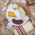 thumbnail image 2 of Godinger  Marble & Wood Round Cheese Board, 2 of 2