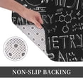 thumbnail image 6 of Pofeuu Black Scientific Print Flannel Doormats Rug16"x24"Rug Washable Doormats Indoor Outdoor Rugs for Layered Front Door Mats, Porch, Kitchen, Entryway, 6 of 7