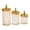 Style E, variant on Konexial Airtight Canister Set, 3-Pack Hexagon Food Storage Jars with Silicone Seal Lids for Coffee, Sugar, Tea & Kitchen Counter