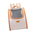 thumbnail image 2 of Bolsa de Mochila para gatos Yuyangstore Ventana Transparente Naranja Caja transportadora para gatos, 2 of 6