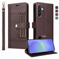 thumbnail image 3 of FOXDOCK Funda tipo Cartera para Samsung Galaxy A56 – Cubierta de Cuero PU con Múltiples Ranuras, Bolsillo para Efectivo y Correa de Muñeca, 3 of 6