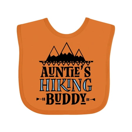 

Inktastic Auntie Hiking Buddy Hiker Gift Baby Boy Bib