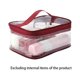 thumbnail image 3 of Guardurnaity Bolsa de cosméticos transparente con estilo, organizador y a la moda, de PVC, para artículos de tocador, de viaje Bolsas de maquillaje Vino rojo, 3 of 6