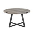 thumbnail image 2 of Pemberly Row Table Basse en Métal 30 Gris Lavé et Noir, 2 of 3