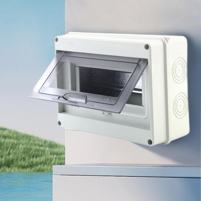 Caja de distribución Caja de protección eléctrica Protector Protector a prueba de polvo Contenedor de unión de hebilla para la pared del centro