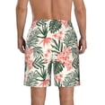 thumbnail image 3 of Naloa Lilies Flowers Men's Beach Shorts, Surfing shorts, Swim trunks, Quick Dry Swim Trunks for Surfing Beach Fun - Large, 3 of 9