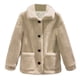 thumbnail image 2 of Abrigo y chaquetas informales de manga larga sin capucha para mujer, otoño e invierno, holgado, de manga larga, sin capucha, de poliéster., 2 of 5