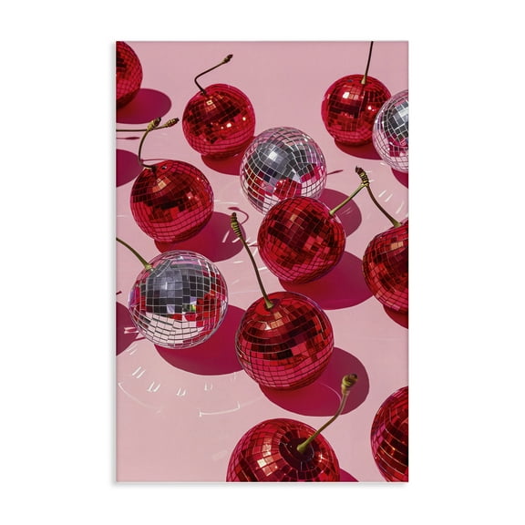 Stupell Industries Cherry Picked Disco Fashion Painting Wrapped Canvas Canvas Art Print Wall Art, 16 x 24