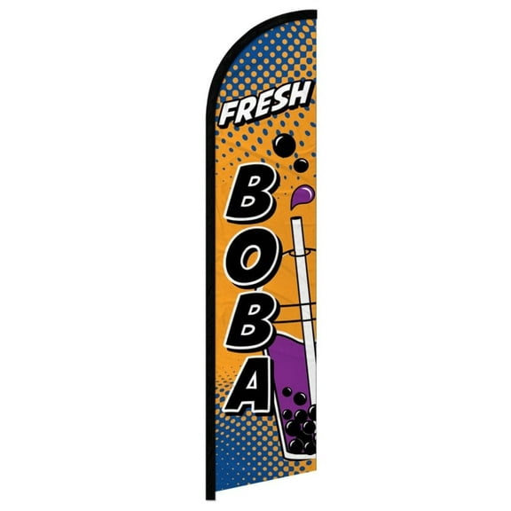 Fresh Boba Windless Banner Flag