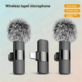 thumbnail image 2 of K9 Plug-and-Play Wireless Microphone for Video Recording, Interviews and Noise Reduction Wireless Mini Microphone, 2 of 5