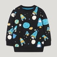 thumbnail image 6 of Tisuna Kids Boys Sweatshirts Child Fashion Long Sleeve Sweatshirt Toddler Cartoon Print Autumn Winter Tops Clothes Size 1-2 Years, 6 of 7