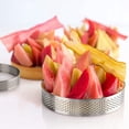 thumbnail image 6 of Round Perforated Tart Ring, Stainless Steel Set Of 4, 6 of 6