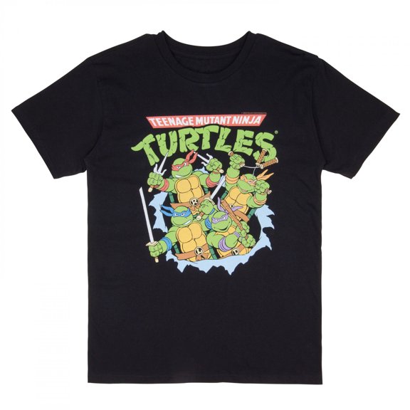 Teenage Mutant Ninja Turtles Heroes in a Half Shelf T-Shirt-Small