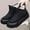 Black, variant on vokkrv Women's Winter Snow Boots Ankle Booties Slip-Ons Shoes Lightweight Waterproof Warm Fleece Lining Black 6