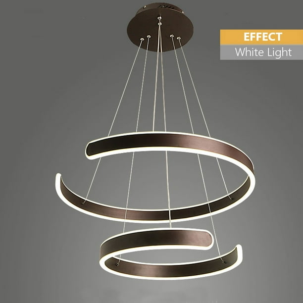 Dimmable Pendant Light, Modern Chic 3Color Adjustable Chandelier