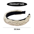 thumbnail image 2 of Braided Headbands for Girls Women Hair Hoop Head Band Twist Hair Accossoriesapricot, 2 of 4
